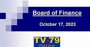 Board Of Finance 10-17-23