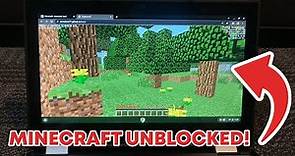 How To Play MINECRAFT UNBLOCKED At School/On A Chromebook! (Online, No Download!)