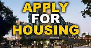How to Apply to UCI Housing - First Year