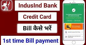 how to pay indusind credit card bill online || indusind bank credit card payment