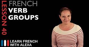 The 3 French verb groups