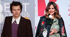 Harry Styles pays tribute to ex-girlfriend Caroline Flack at Brit Awards after her death