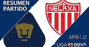 Resumen y Goles | Pumas UNAM vs Necaxa | Liga BBVA MX - Apertura 2019 - Jornada 2