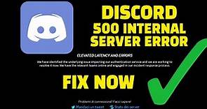 Discord Server Error 500 FIX ✅ Discord Connecting Problem Fix ?