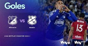 Millonarios vs. Medellín (goles) | Liga BetPlay Dimayor 2023-I | Cuadrangulares - Fecha 6