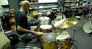 Jerome Deupree Plays His Sonor Drums & Paiste Cymbals - Part 1