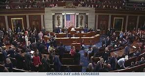 U.S. House of Representatives-First House Speaker Vote of 118th Congress
