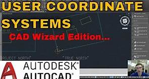 Autocad User Coordinate System UCS WCS basics