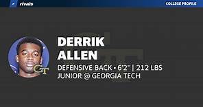Derrik Allen SENIOR Defensive Back North Carolina Pembroke