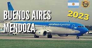 🇦🇷 Aerolíneas Argentinas: Buenos Aires (AEP) ✈ Mendoza (MDZ) - Boeing 737 NG MAX