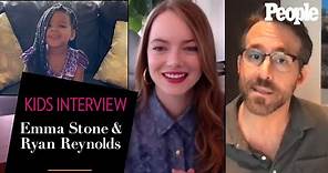 Kids Interview Ryan Reynolds & Emma Stone | People