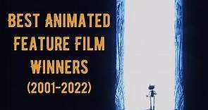 Academy Award Winners for Best Animated Feature Film (2001-2022)