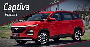 Chevrolet Captiva (Premier) 2022 a Prueba - SUV para 7 pasajeros.