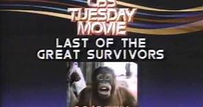 CBS Last of the Great Survivors 1984 promo