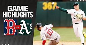 Red Sox vs. A's Game Highlights (4/3/24) | MLB Highlights
