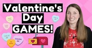 VALENTINE'S DAY GAMES FOR KIDS! AT HOME CLASS PARTY IDEAS!