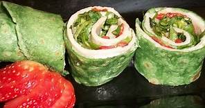 How To Make Turkey Spinach Wrap