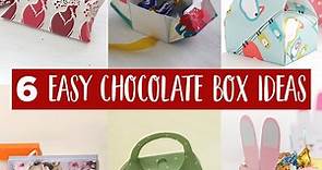 6 Easy Chocolate box Ideas | Party favors | DIY gift box