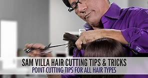 Point Cutting Tips For All Hair Types | Remove Weight & Add Pliability in Hair