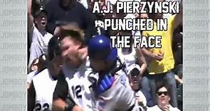 A.J. Pierzynski barrels Michael Barrett then gets punched in the face, a breakdown