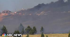 Fire crews battle massive wildfire in Washington State