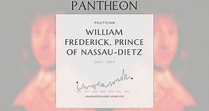 William Frederick, Prince of Nassau-Dietz Biography - Prince of Nassau-Dietz