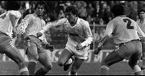 Debut de Emilio Butragueño "El Buitre". Cádiz 2 Real Madrid 3. 5 de febrero de 1984.