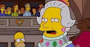 I Simpson ITA - Homer tampona la regina di Inghilterra