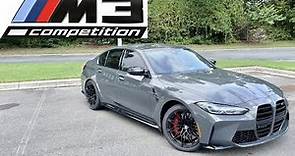 2024 BMW M3 Competition: POV Start Up, Test Drive, Walkaround and Review