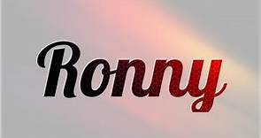 Significado de Ronny, nombre Inglés para tu bebe niño o niña (origen y personalidad)