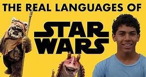 The real languages spoken in Star Wars