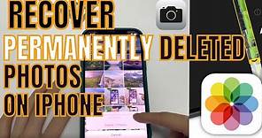 Full Guide: How to Recover Permanently Deleted Photos from iPhone – iPhone Deleted Photos Recovery