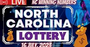 North Carolina Evening Lottery Draw Results - 16 July, 2023 - Pick 3 - Pick 4 - Cash 5 - Powerball