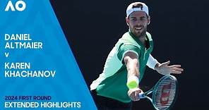 Daniel Altmaier v Karen Khachanov Extended Highlights | Australian Open 2024 First Round