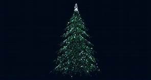 Free HD Christmas New Year Tree 3d loop animation.