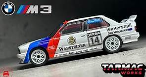1/64 Tarmac Works BMW M3 E30 Winner Norisring DTM 1992 Joachim Winkelhock Warsteiner