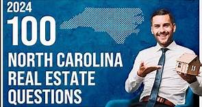 North Carolina Real Estate Exam 2024 (100 Questions with Explained Answers)