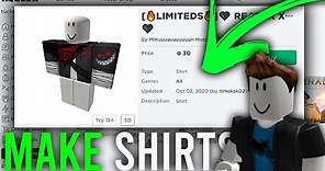 How To Make A Shirt In Roblox (Full Guide) | Make Your Own Roblox Shirt EASILY