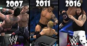 Evolución Juegos de WWE en Playstation 3 (2007-2016)