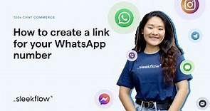 How to create click-to-chat WhatsApp link | FREE wa.me link generator | SleekFlow