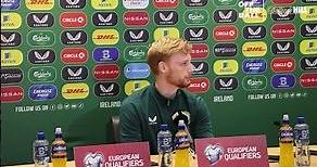 Liam Scales on playing for Ireland | Ireland Press Conference