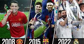 ⚽ Todos los Campeones (Finales) de la Champions League en la Historia 1956-2022