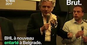 Bernard-Henri Lévy à nouveau entarté à Belgrade