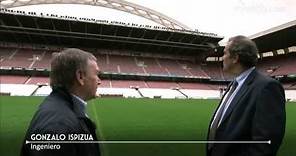Javier Clemente nos enseña el estadio San Mamés de Bilbao