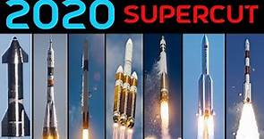 Rocket Launch Compilation 2020 - SUPERCUT