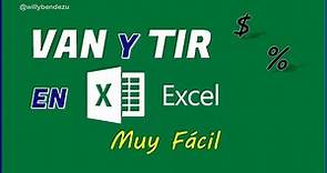 Cómo hallar VAN y TIR en Excel | Muy fácil