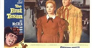 The First Texan 1956 with Joel McCrea, Felicia Farr, Jeff Morrow and Wallace Ford.