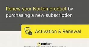 RENEW YOUR NORTON PRODUCT BY PURCHASING A NEW SUBSCRIPTION