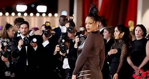 Rihanna Wore a Sheer Alaïa Bandeau Dress to the 2023 Oscars