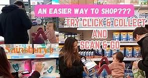 How to use Smartshop and Click & Collect || Grocery Shopping in Sainsbury's UK || FilBrit Family